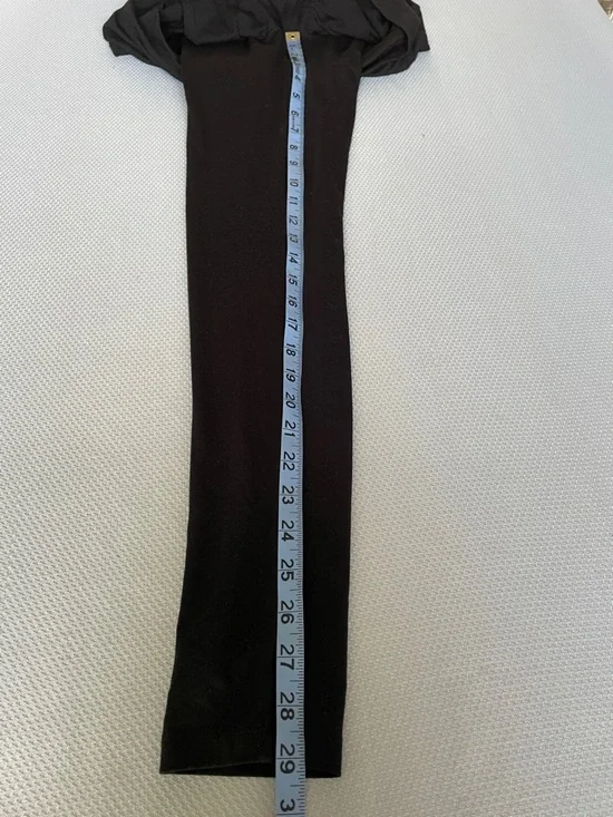 New Marcella Burke Skirted Black Leggings Size Small - Picture 10 of 11